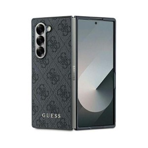 Guess Samsung Z Fold6 / Fold 6 Hülle Case 4G Metal Logo Schwarz