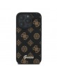 Guess iPhone 16 Pro Case Cover MagSafe Peony Black