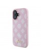 Guess iPhone 16 Case Cover MagSafe Peony Pink