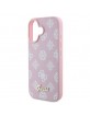 Guess iPhone 16 Case Cover MagSafe Peony Pink