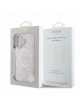 Guess iPhone 16 Case Cover MagSafe Peony 4G Saffiano Pink