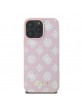 Guess iPhone 16 Pro Max Hülle Case Cover MagSafe Peony Rosa Pink