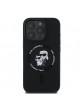 Karl Lagerfeld iPhone 16 Pro Case Magsafe Karl Choupette Black