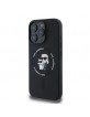 Karl Lagerfeld iPhone 16 Pro Max Hülle Case Magsafe Karl Choupette Schwarz