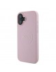 Guess iPhone 16 Plus Hülle Case Grained MagSafe Rosa Pink