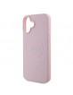 Guess iPhone 16 Plus Hülle Case Grained MagSafe Rosa Pink