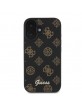 Guess iPhone 16 Case MagSafe Cover Peony Black