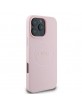 Guess iPhone 16 Pro Max Hülle Case Grained MagSafe Rosa Pink