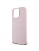 Guess iPhone 16 Pro Max Hülle Case Grained MagSafe Rosa Pink