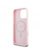 Guess iPhone 16 Pro Max Case Grained MagSafe Pink