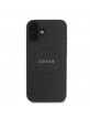 Guess iPhone 16 Plus Case Grained MagSafe Black