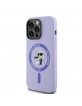 Karl Lagerfeld iPhone 14 Pro Case Magsafe Karl Choupette Purple