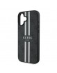 Guess iPhone 16 Plus Case MagSafe 4G Stripes Black