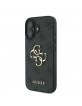 Guess iPhone 16 Pro Case Big 4G Metal Logo Black