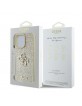 Guess iPhone 16 Pro Case Glitter Fixed Big 4G Gold