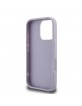 Guess iPhone 16 Pro Case Quilted Leather Purple