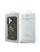 Guess iPhone 16 Plus Hülle Case Big 4G Metal Logo Braun