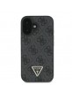 Guess iPhone 16 Plus Case 4G Triangle Rhinestone Black