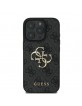 Guess iPhone 16 Pro Max Case Big 4G Metal Logo Black