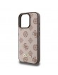 Guess iPhone 16 Pro Max Hülle MagSafe Case Peony Braun