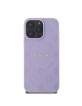 Guess iPhone 16 Pro Max Case MagSafe Peony 4G Saffiano Purple