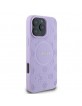 Guess iPhone 16 Pro Max Case MagSafe Peony 4G Saffiano Purple