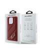 Karl Lagerfeld iPhone 16 Pro Max Case Quilted Script Red