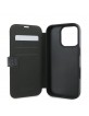 Guess iPhone 16 Pro Max Book Case Cover 4G Metal Logo Black