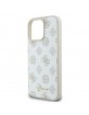 Guess iPhone 16 Pro Case MagSafe Case Peony White