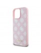 Guess iPhone 16 Pro Hülle MagSafe Case Peony Rosa Pink