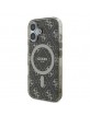 Guess iPhone 16 Hülle Case MagSafe 4G Background Braun