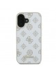 Guess iPhone 16 Case MagSafe Case Peony White