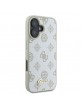 Guess iPhone 16 Case MagSafe Case Peony White