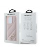 Karl Lagerfeld iPhone 16 Pro Max Hülle Case Quilted Script Rosa Pink