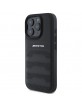 AMG Mercedes iPhone 16 Pro Max Case Genuine Leather Debossed Black