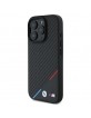 BMW iPhone 16 Pro Case Magsafe Tricolor M Carbon Black