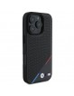 BMW iPhone 16 Pro Hülle Case MagSafe M Perforated Tricolor Schwarz