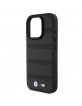 BMW iPhone 16 Pro Case MagSafe M Perforated Stitched Black