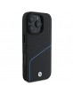 BMW iPhone 16 Pro Case MagSafe Genuine Leather Textured Black