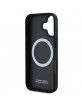 BMW iPhone 16 Plus Case Magsafe Tricolor M Carbon Black