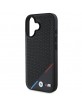 BMW iPhone 16 Plus Hülle Case MagSafe M Perforated Tricolor Schwarz