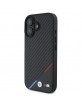 BMW iPhone 16 Hülle Case Magsafe Tricolor M Carbon Schwarz