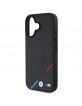 BMW iPhone 16 Hülle Case Magsafe Tricolor M Carbon Schwarz