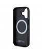 BMW iPhone 16 Case Magsafe Tricolor M Carbon Black