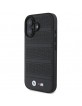 BMW iPhone 16 Hülle Case MagSafe M Perforated Stitched Schwarz