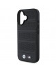 BMW iPhone 16 Hülle Case MagSafe M Perforated Stitched Schwarz