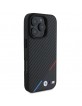 BMW iPhone 16 Pro Max Case Magsafe Tricolor M Carbon Black