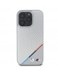 BMW iPhone 16 Pro Case Magsafe Tricolor M Carbon Grey