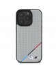 BMW iPhone 16 Pro Case MagSafe M Perforated Tricolor Grey