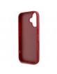 Karl Lagerfeld iPhone 16 Hülle Case Quilted Signature Rot